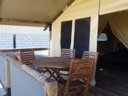 Cliquez pour découvrir toutes les photos de l'HÉBERGEMENT ! tente en toile et bois - camping Flower De L'Olivigne photo 8