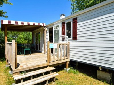 Cliquez pour découvrir toutes les photos de l'HÉBERGEMENT ! mobil-home - La Forêt Lahitte photo 2