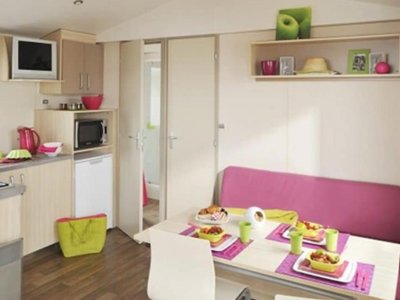 Cliquez pour découvrir toutes les photos de l'HÉBERGEMENT ! mobil-home - La Forêt Lahitte photo 3