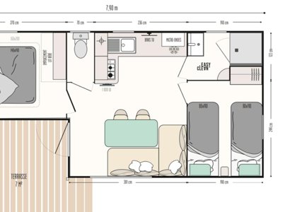 Cliquez pour découvrir toutes les photos de l'HÉBERGEMENT ! mobil-home - La Forêt Lahitte photo 4