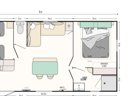 Cliquez pour découvrir toutes les photos de l'HÉBERGEMENT ! mobil-home - camping La Forêt Lahitte photo 4