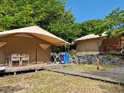 Cliquez pour découvrir toutes les photos de l'HÉBERGEMENT ! bungalow toilé - Cévéo Mimizan Plage photo 5