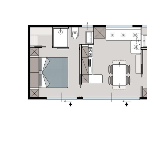Cliquez pour découvrir toutes les photos de l'HÉBERGEMENT ! mobilhome - Campo Dei Fiori &Amp; Bungalows photo 4