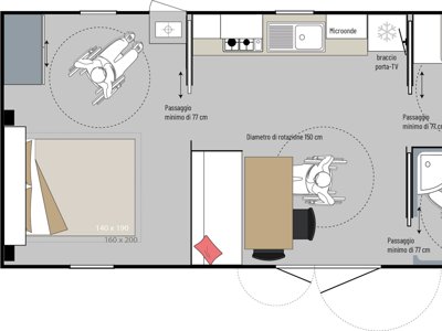 Cliquez pour découvrir toutes les photos de l'HÉBERGEMENT ! mobilhome - Campo Dei Fiori &Amp; Bungalows photo 13