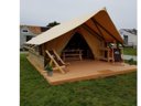 tente en toile et bois - camping Bois Et Toilés photo 1