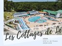 Camping Pas Cher vous présente avec son site Officiel campingpascher.fr, le Camping Les Cottages De Leon, situé sur la commune de Léon dans le département Landes (Aquitaine) en France. Le camping Les Cottages De Leon vous propose un hébergement de type bungalow de 30 m² avec climatisation (télévision). L'établissement vous propose 15 autres types d'hébergements. Découvrez tous nos séjours à petits prix dans la commune et aux alentours de Léon du département : Landes (Aquitaine). Les Avis clients pour le Camping Les Cottages De Leon sont excellents avec une note moyenne de 8 sur 10. Piscine couverte, Piscine extérieure, Animations familiales, Club ados, Club enfants, Aire de jeux enfants, Centre équestre, Club enfant de nuit, Court de tennis, Cyclisme, Golf, Ping-pong, Pétanque, Salle de fitness, Salle de jeux vidéo, Sports nautiques, Structure gonflable enfants, Surf, Terrain multisports, Tir à l’arc, Bar, Pizzeria, Snack/Bar, Épicerie,... En savoir plus : cliquez-ICI.