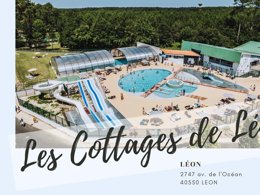 Camping Pas Cher vous présente avec son site Officiel campingpascher.fr, le Camping Les Cottages De Leon, situé sur la commune de Léon dans le département Landes (Aquitaine) en France. Le camping Les Cottages De Leon vous propose un hébergement de type bungalow de 30 m² avec climatisation (télévision). L'établissement vous propose 15 autres types d'hébergements. Découvrez tous nos séjours à petits prix dans la commune et aux alentours de Léon du département : Landes (Aquitaine). Les Avis clients pour le Camping Les Cottages De Leon sont excellents avec une note moyenne de 8 sur 10. Piscine couverte, Piscine extérieure, Animations familiales, Club ados, Club enfants, Aire de jeux enfants, Centre équestre, Club enfant de nuit, Court de tennis, Cyclisme, Golf, Ping-pong, Pétanque, Salle de fitness, Salle de jeux vidéo, Sports nautiques, Structure gonflable enfants, Surf, Terrain multisports, Tir à l’arc, Bar, Pizzeria, Snack/Bar, Épicerie,... En savoir plus : cliquez-ICI.