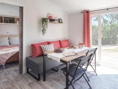 Cliquez pour découvrir toutes les photos de l'HÉBERGEMENT ! mobil-home - Paradis Domaine Oyat photo 3
