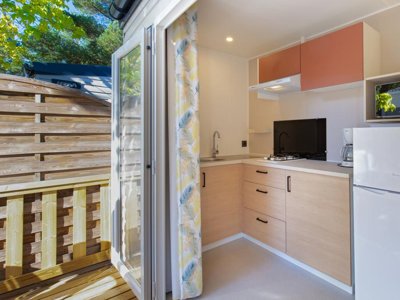 Cliquez pour découvrir toutes les photos de l'HÉBERGEMENT ! mobil-home - La Pinède photo 5