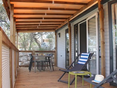 Cliquez pour découvrir toutes les photos de l'HÉBERGEMENT ! mobil-home - La Pinède photo 7