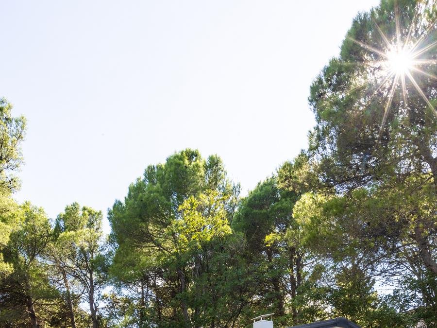 Camping Pas Cher vous présente avec son site Officiel campingpascher.fr, le Camping Sites Et Paysages - La Pinède classé 3 étoiles, situé sur la commune de Lezignan Corbieres dans le département Aude (Languedoc Roussillon) en France. Le camping Sites Et Paysages - La Pinède, vous présente un hébergement de type mobil-home de 25 m² avec climatisation et télévision. Le camping Sites Et Paysages - La Pinède vous propose du vendredi 21 août au vendredi 28 août 2026, en promotion à -20% pour 7 nuits à 656 € au lieu de 820,0 € soit une Économie de 164 €. Cette location propose 79 dates différentes pour réserver votre séjour. Découvrez également les 11 autres gammes d'hébergements du camping. Les Avis clients pour le Camping Sites Et Paysages - La Pinède sont excellents avec une note moyenne de 8 sur 10. LacMerRivière, Piscine chauffée, Piscine extérieure, Animation enfants, Animations familiales, Aire de jeux enfants, Baby-foot, Canoë-kayak, Centre équestre, Court de padel en extérieur, Court de tennis, Cyclisme, Location de bateaux, Ping-pong, Planche à voile, Pétanque, Randonnée, Skatepark, kiteSurf, Dépôt de pain, Restaurant, Supermarché, Épicerie,... En savoir plus : cliquez-ICI.