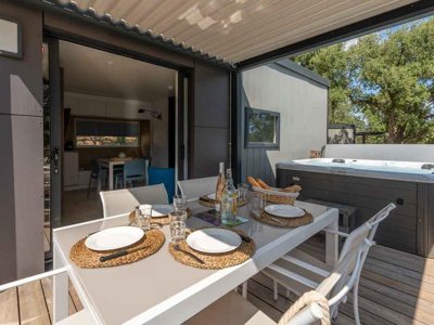 Cliquez pour découvrir toutes les photos de l'HÉBERGEMENT ! mobil-home - Domaine De Miremer photo 2