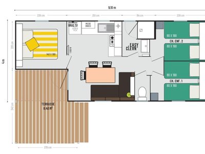 mobil-home - Des Neiges photo 4