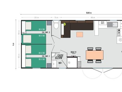 Cliquez pour découvrir toutes les photos de l'HÉBERGEMENT ! mobil-home - Des Neiges photo 4
