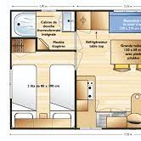 Cliquez pour découvrir toutes les photos de l'HÉBERGEMENT ! mobilhome - Les Acacias photo 2