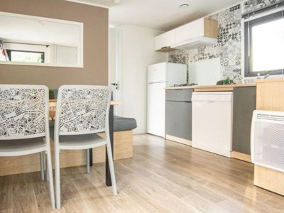 Cliquez pour découvrir toutes les photos de l'HÉBERGEMENT ! mobil-home - Paradis - La Ferme Erromardie photo 6