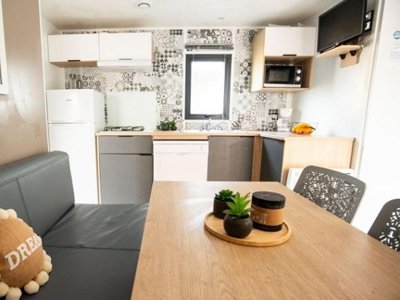 Cliquez pour découvrir toutes les photos de l'HÉBERGEMENT ! mobil-home - Paradis - La Ferme Erromardie photo 8
