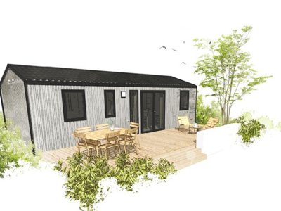 Cliquez pour découvrir toutes les photos de l'HÉBERGEMENT ! mobil-home - Paradis - La Ferme Erromardie photo 2