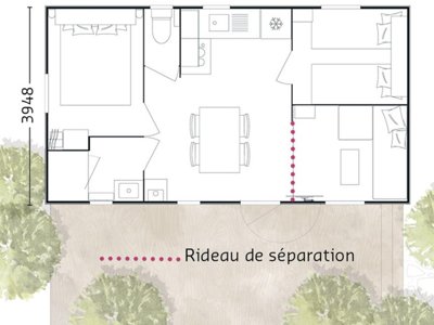 Cliquez pour découvrir toutes les photos de l'HÉBERGEMENT ! mobil-home - De La Presqu'île De Pénerf photo 7
