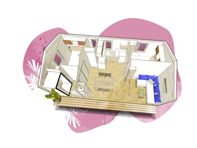 Cliquez pour découvrir toutes les photos de l'HÉBERGEMENT ! mobil-home - Romanée - Le Cormoran photo 3