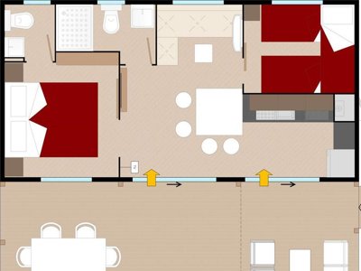Cliquez pour découvrir toutes les photos de l'HÉBERGEMENT ! mobil-home - Europa Silvella photo 10