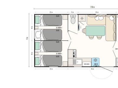 Cliquez pour découvrir toutes les photos de l'HÉBERGEMENT ! mobil-home - L'Océane photo 5