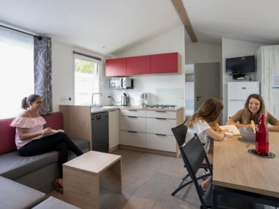 Cliquez pour découvrir toutes les photos de l'HÉBERGEMENT ! mobil-home - Paradis La Promenade photo 2