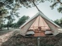Cliquez pour découvrir toutes les photos de l'HÉBERGEMENT ! tente en toile et bois - camping La Sirena photo 3