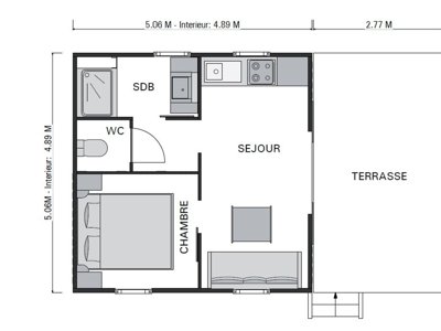 Cliquez pour découvrir toutes les photos de l'HÉBERGEMENT ! chalet - L'Ondine De Provence photo 7