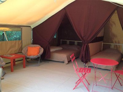tente en toile et bois - Les Chamberts, & Lodges photo 5