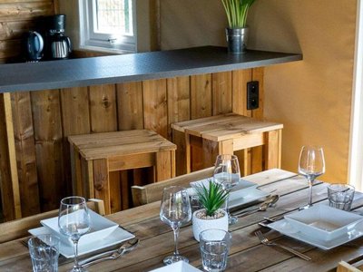 tente en toile et bois - Les Chamberts, & Lodges photo 7