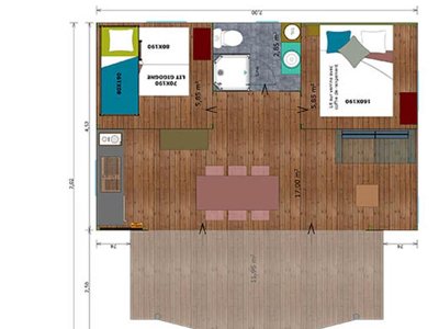 Cliquez pour découvrir toutes les photos de l'HÉBERGEMENT ! tente en toile et bois - Les Chamberts, & Lodges photo 2