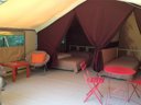 tente en toile et bois - camping Les Chamberts, & Lodges photo 5