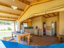 Cliquez pour découvrir toutes les photos de l'HÉBERGEMENT ! tente en toile et bois - camping Les Chamberts, & Lodges photo 4