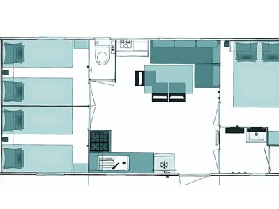 Cliquez pour découvrir toutes les photos de l'HÉBERGEMENT ! mobil-home - Sunelia - Le Sequoia photo 9