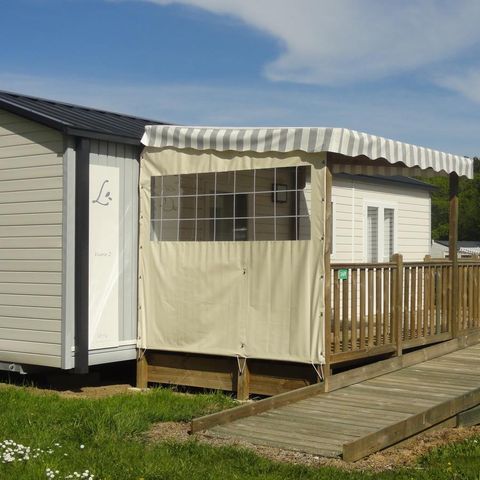 Cliquez pour découvrir toutes les photos de l'HÉBERGEMENT ! mobilhome - Les Jardins Du Morbihan photo 2
