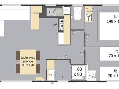 mobil-home - Les Jardins Du Morbihan photo 2