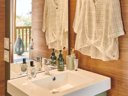 tente en toile et bois - camping Les Jardins Du Morbihan photo 4
