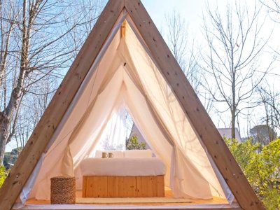 tente en toile et bois - Wecamp Santa Cristina photo 1
