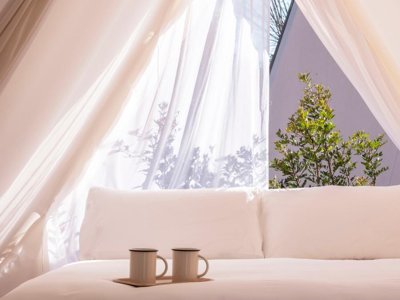 Cliquez pour découvrir toutes les photos de l'HÉBERGEMENT ! tente en toile et bois - Wecamp Santa Cristina photo 2