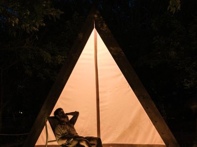 Cliquez pour découvrir toutes les photos de l'HÉBERGEMENT ! tente en toile et bois - Wecamp Santa Cristina photo 4