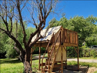 tente en toile et bois - D'auberoche photo 2