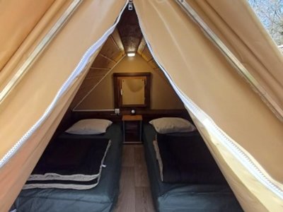 tente en toile et bois - D'auberoche photo 6