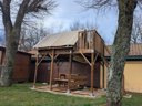 tente en toile et bois - camping D'auberoche photo 3
