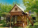 tente en toile et bois - camping D'auberoche photo 5