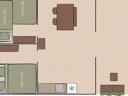 tente en toile et bois - camping Stella Maris photo 2