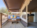 tente en toile et bois - camping Stella Maris photo 3