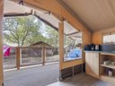 tente en toile et bois - camping Stella Maris photo 7