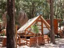 Cliquez pour découvrir toutes les photos de l'HÉBERGEMENT ! tente en toile et bois - camping TAIGA Tarifa Punta Paloma photo 2