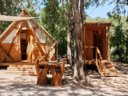 Cliquez pour découvrir toutes les photos de l'HÉBERGEMENT ! tente en toile et bois - camping TAIGA Tarifa Punta Paloma photo 2